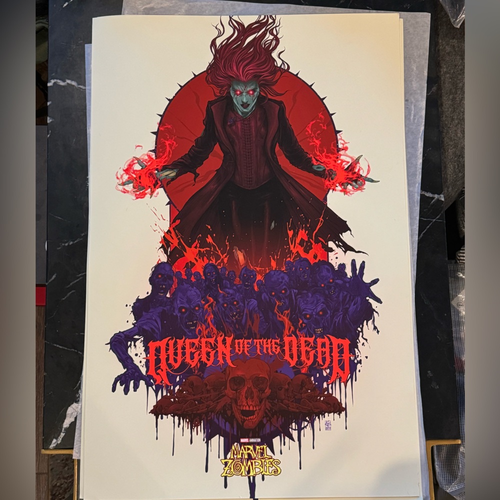 Marvel Zombies Wanda Maximoff The Scarlet Witch Poster